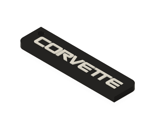 Keychain: Corvette II 3d model