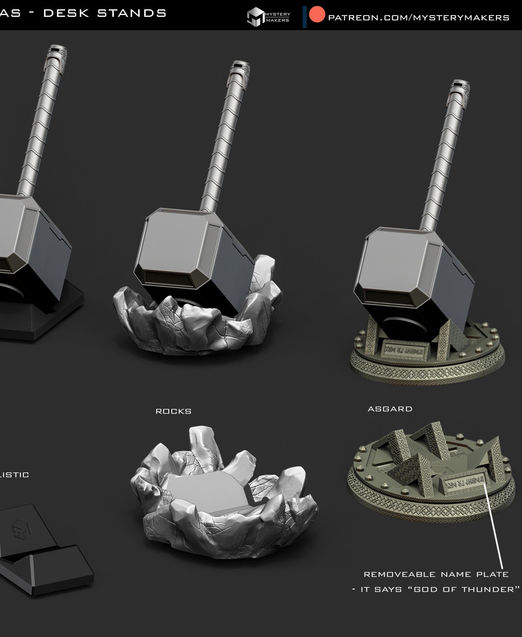 Mjolnir from Thor and Love and Thunder 3d model