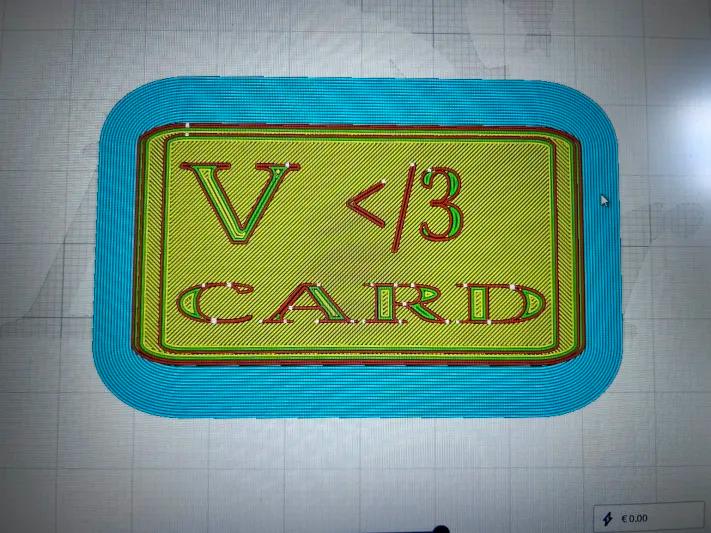 V-Card  3d model