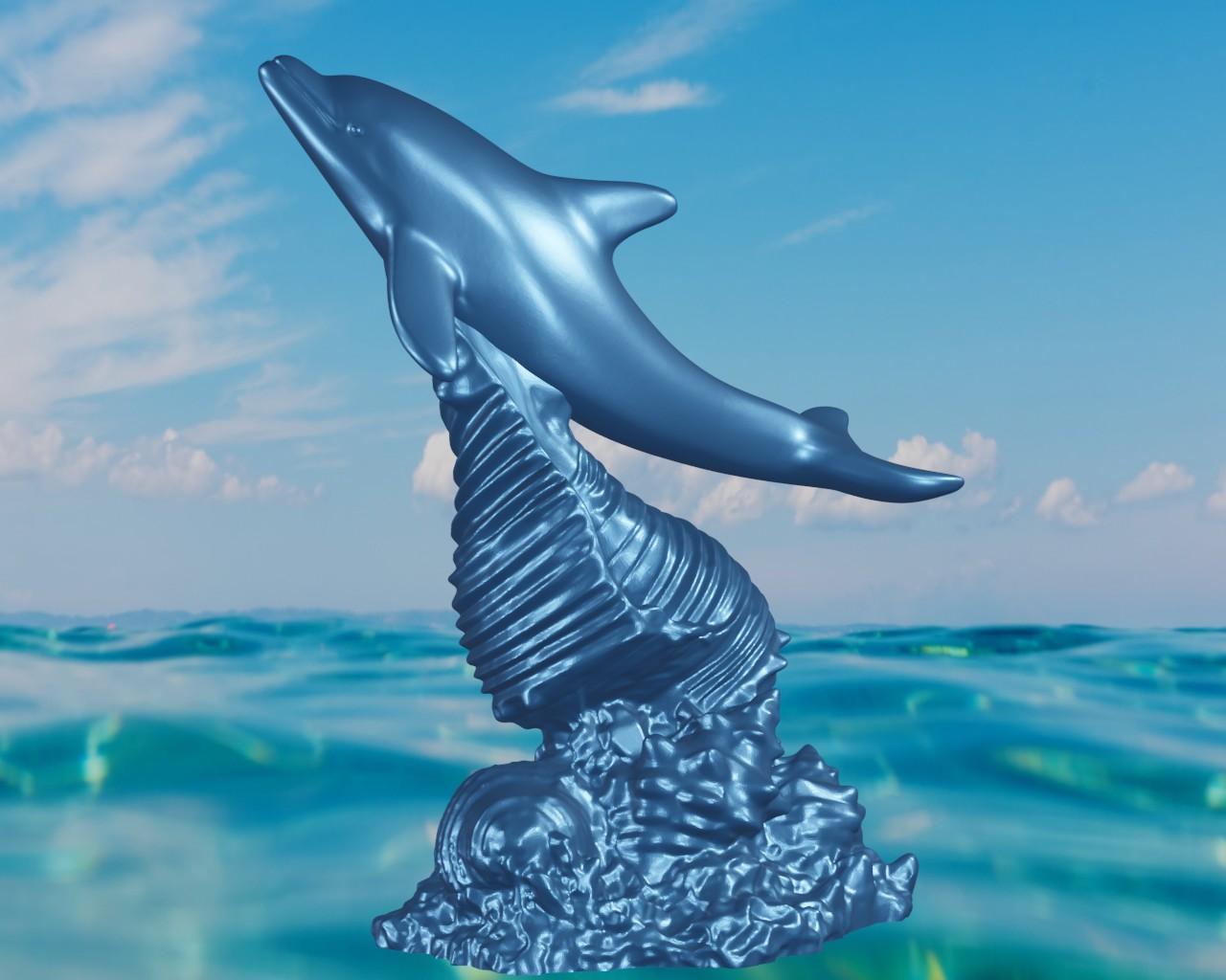 Dolphin seeshell 22 3d model