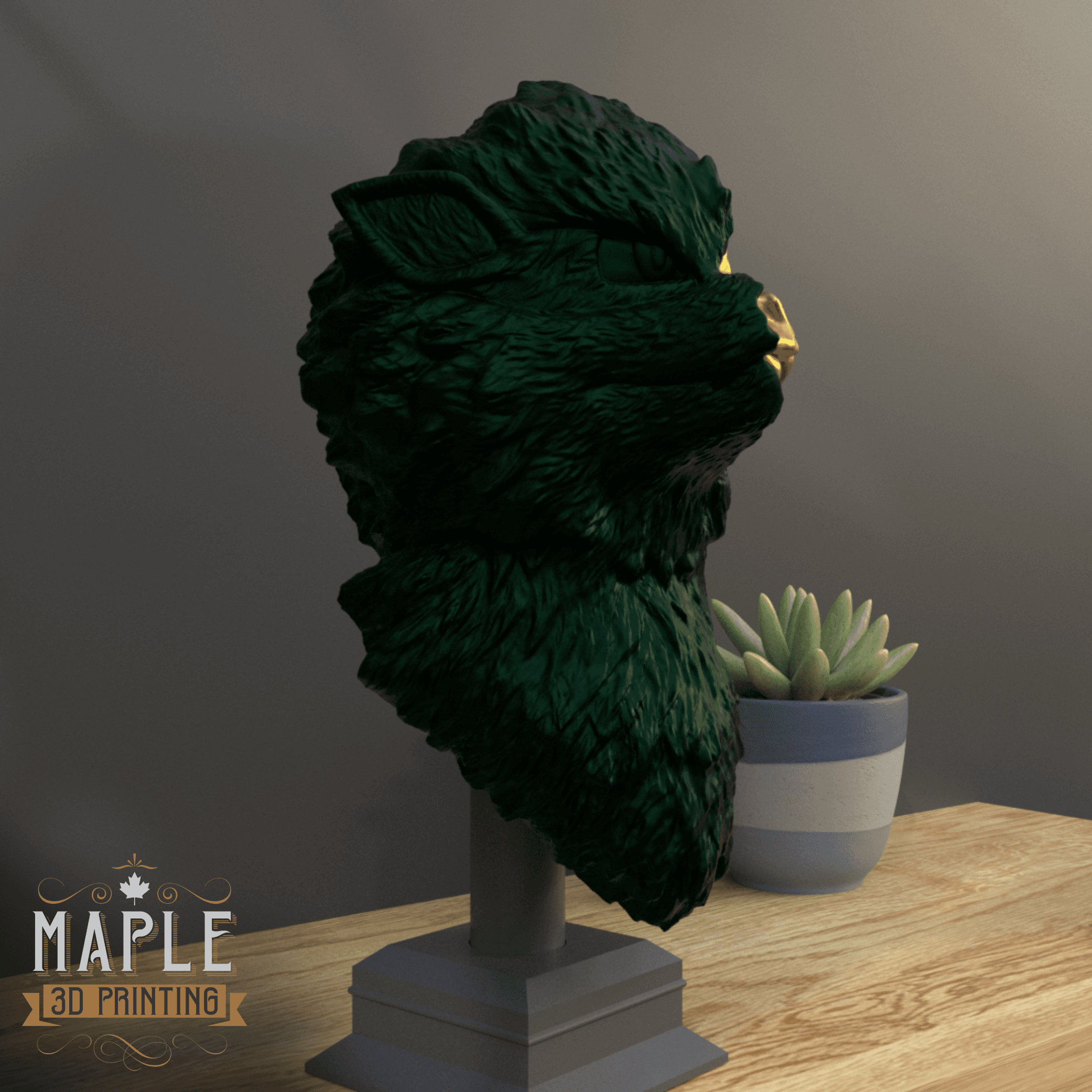 Arcanine Head - Pokemon 3d model