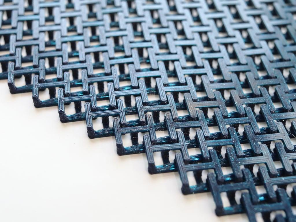 Chainmail - 3D Printable Fabric 3d model