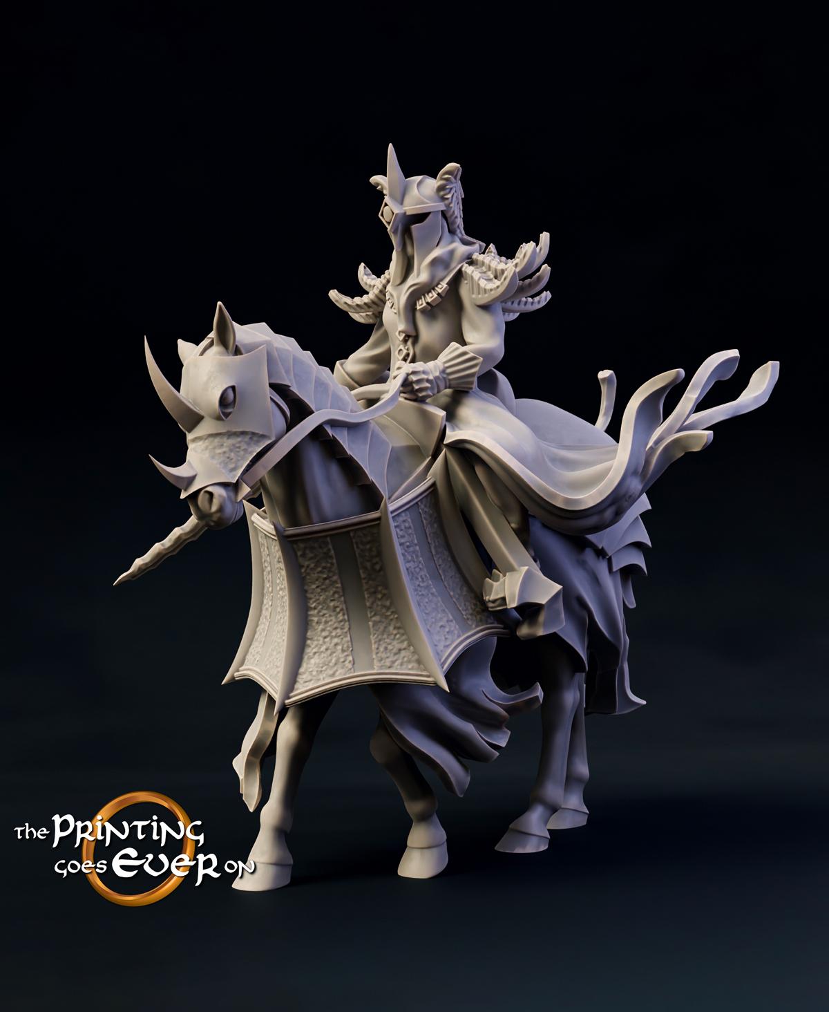 Dark King - On Foot and Mounted 3d model