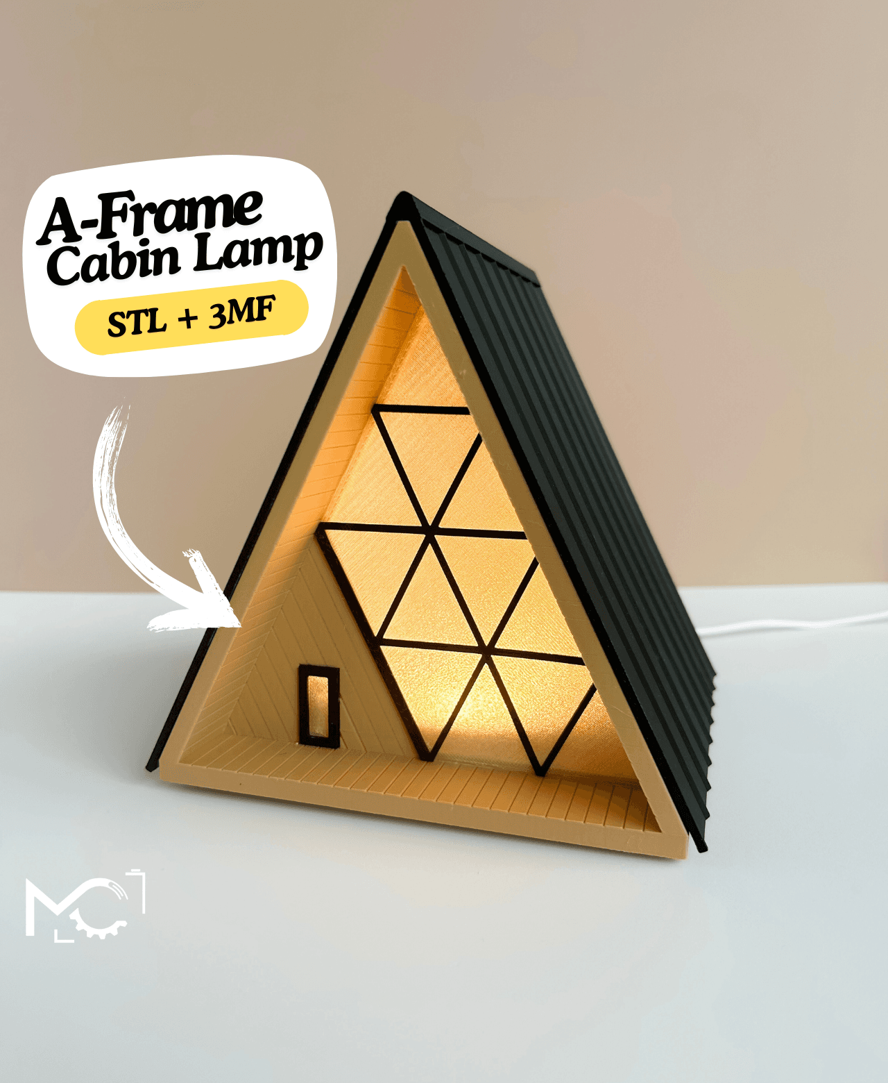 A-FrameCabinLamp 3d model