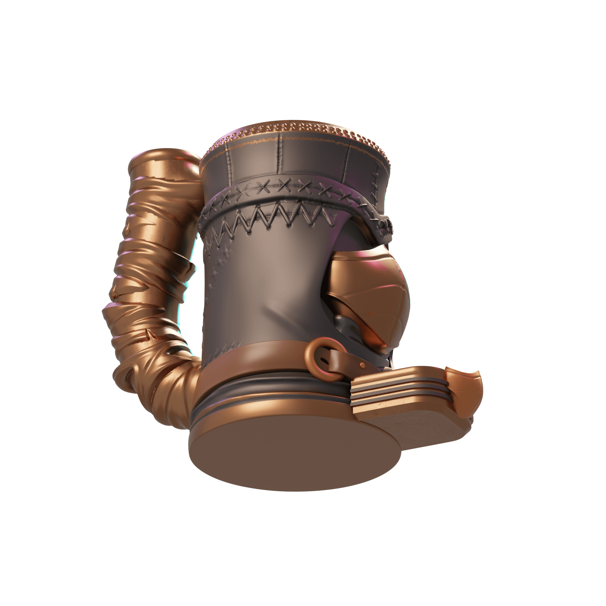 Assassin Dice Tower Mug 3d model