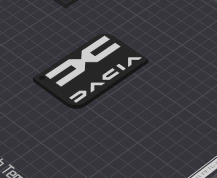 Keychain: Dacia I 3d model