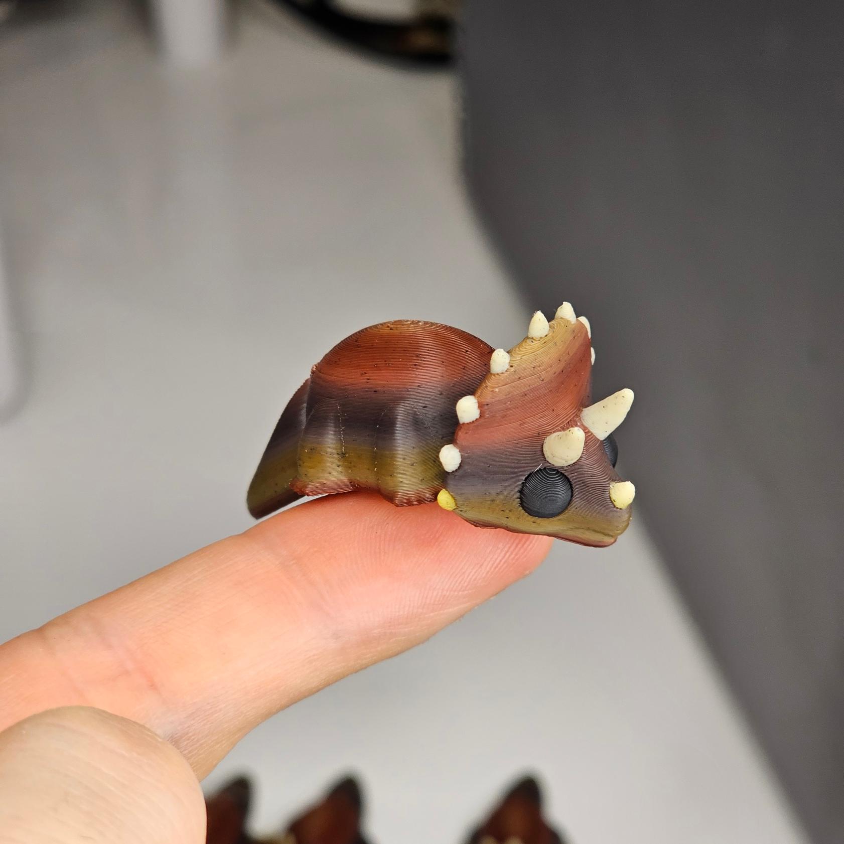Mini Monster #7 Baby Triceratops 3d model