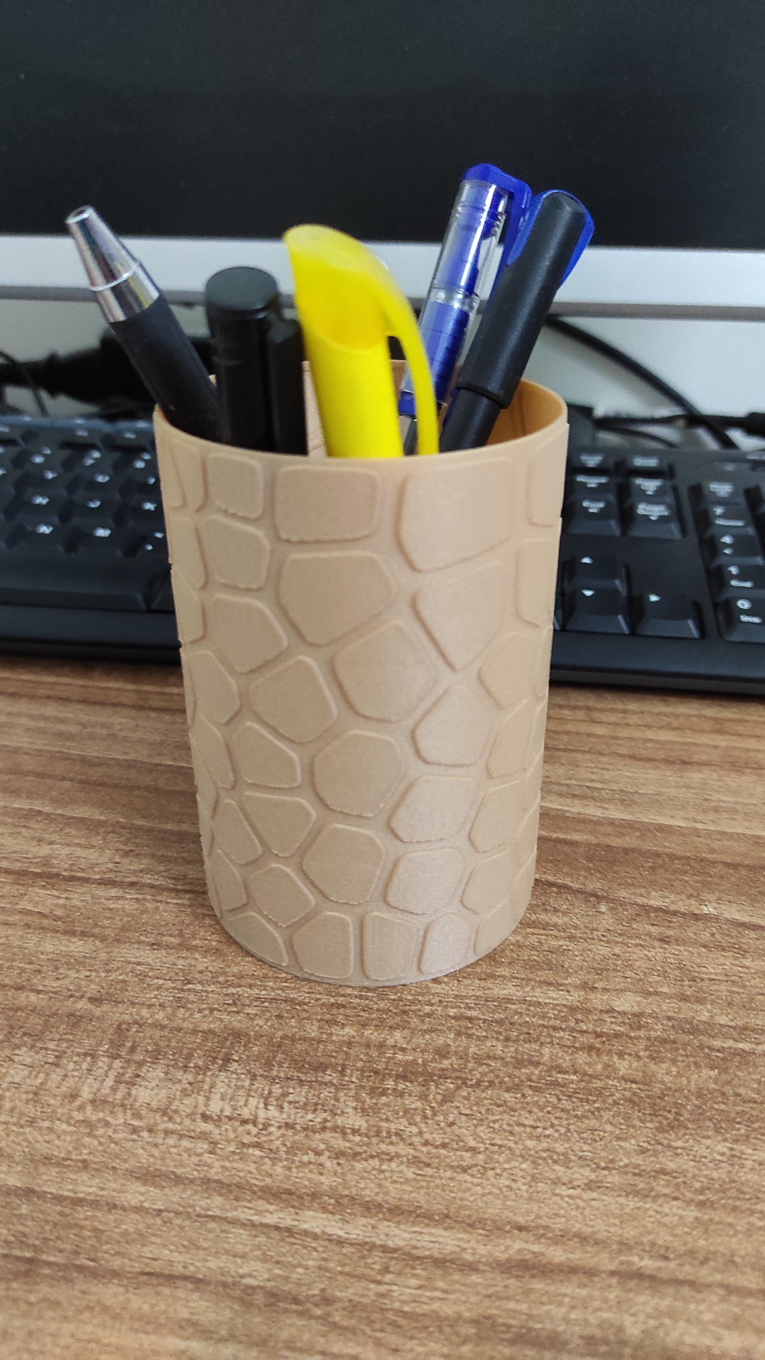 Voronoi pencil holder | Vase mode 3d model