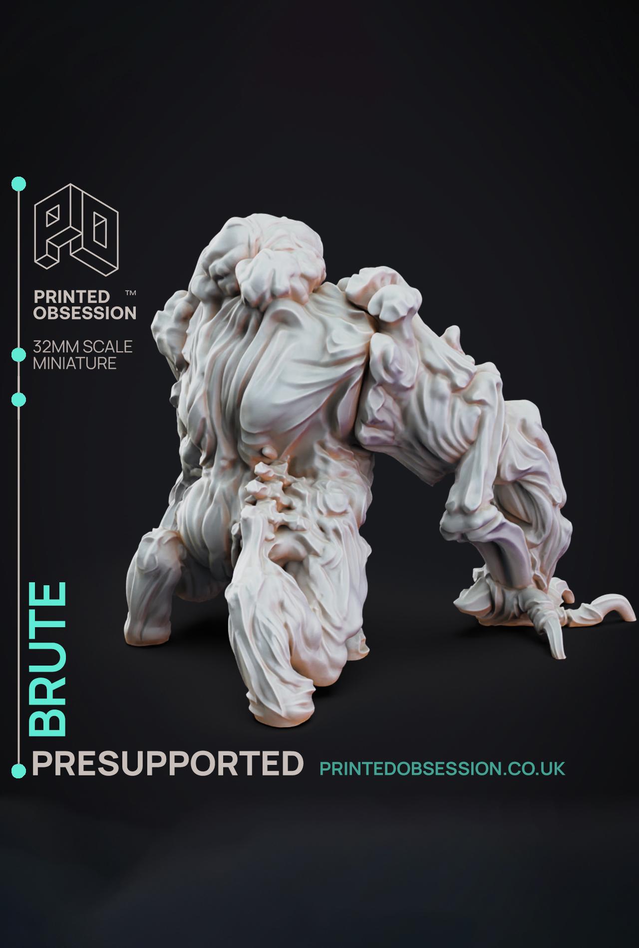 Brute - The MIsts of Change- PRESUPPORTED - Illustrated and Stats - 32mm scale			 3d model