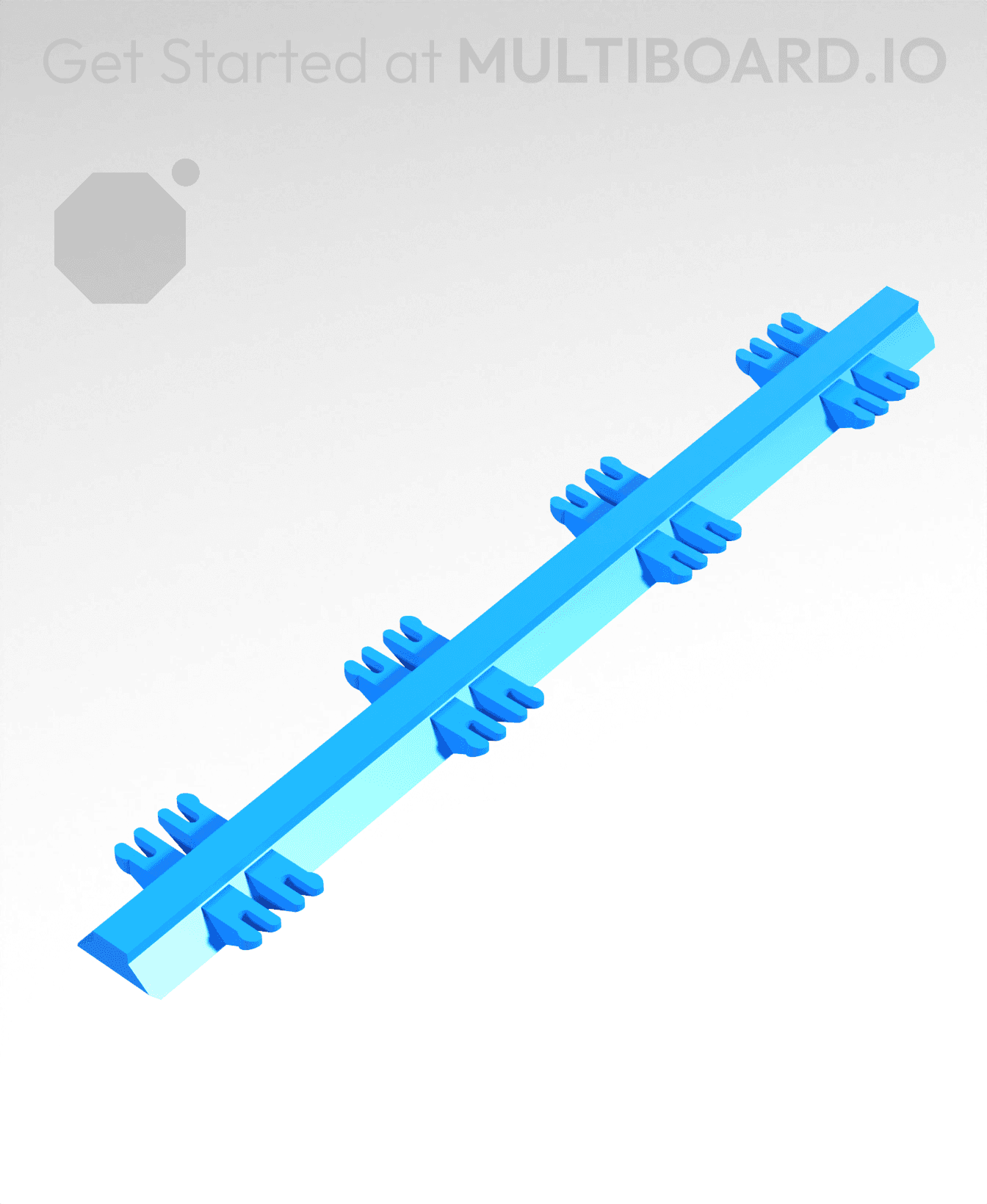 4L - Side - Drawer Base-To-Base Connector 3d model