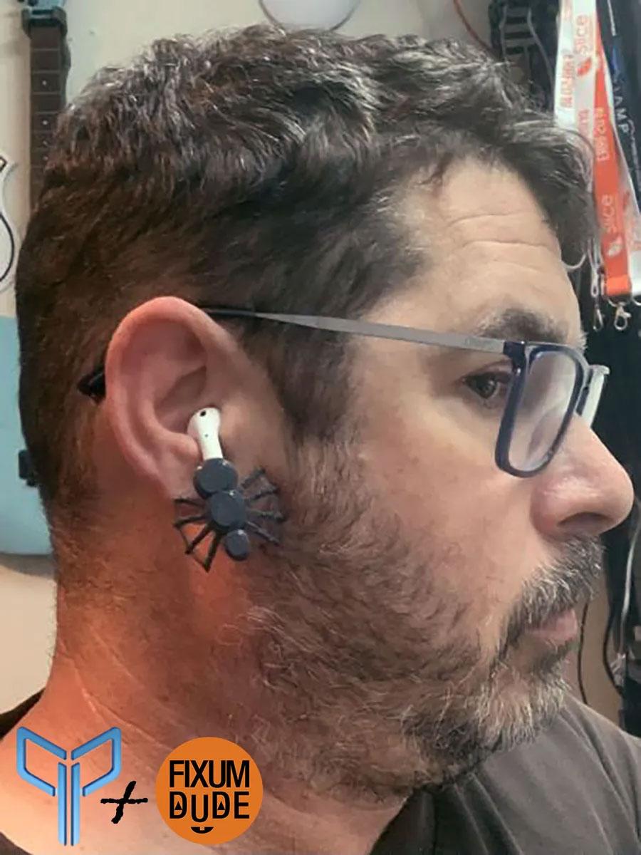 Apple AirPod/EarPod Headphone Creepy Crawly Spiders 3d model