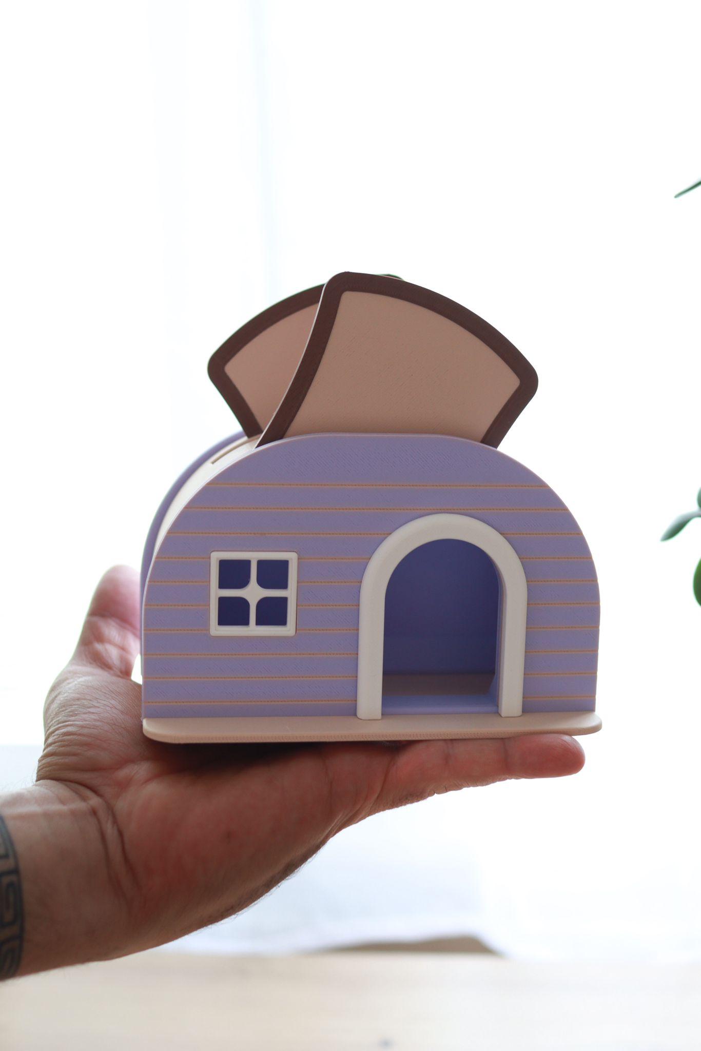 Bird house toaster 3d model