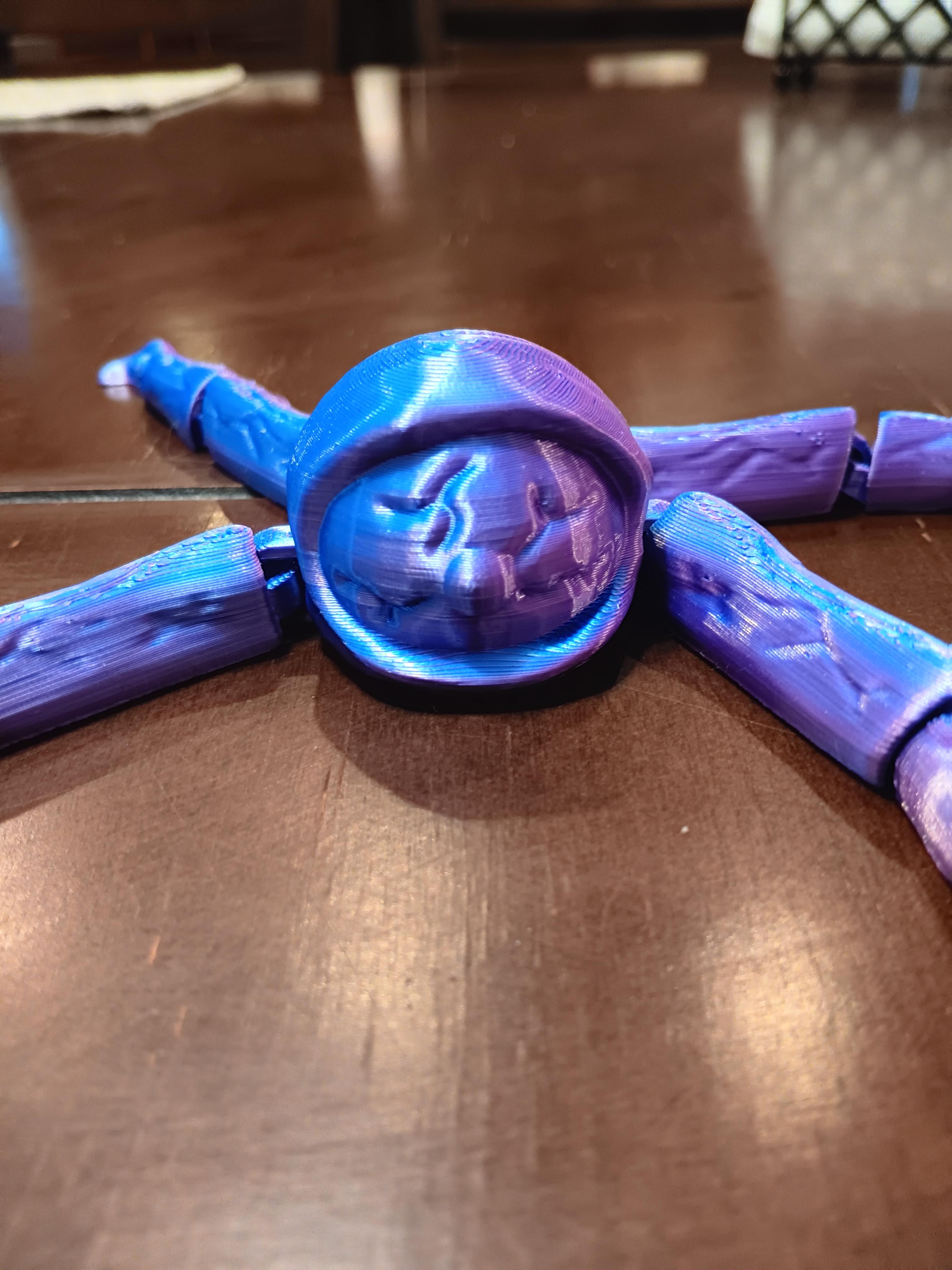 Flexi eyeball with tentacles by timmy tombstone 3d model