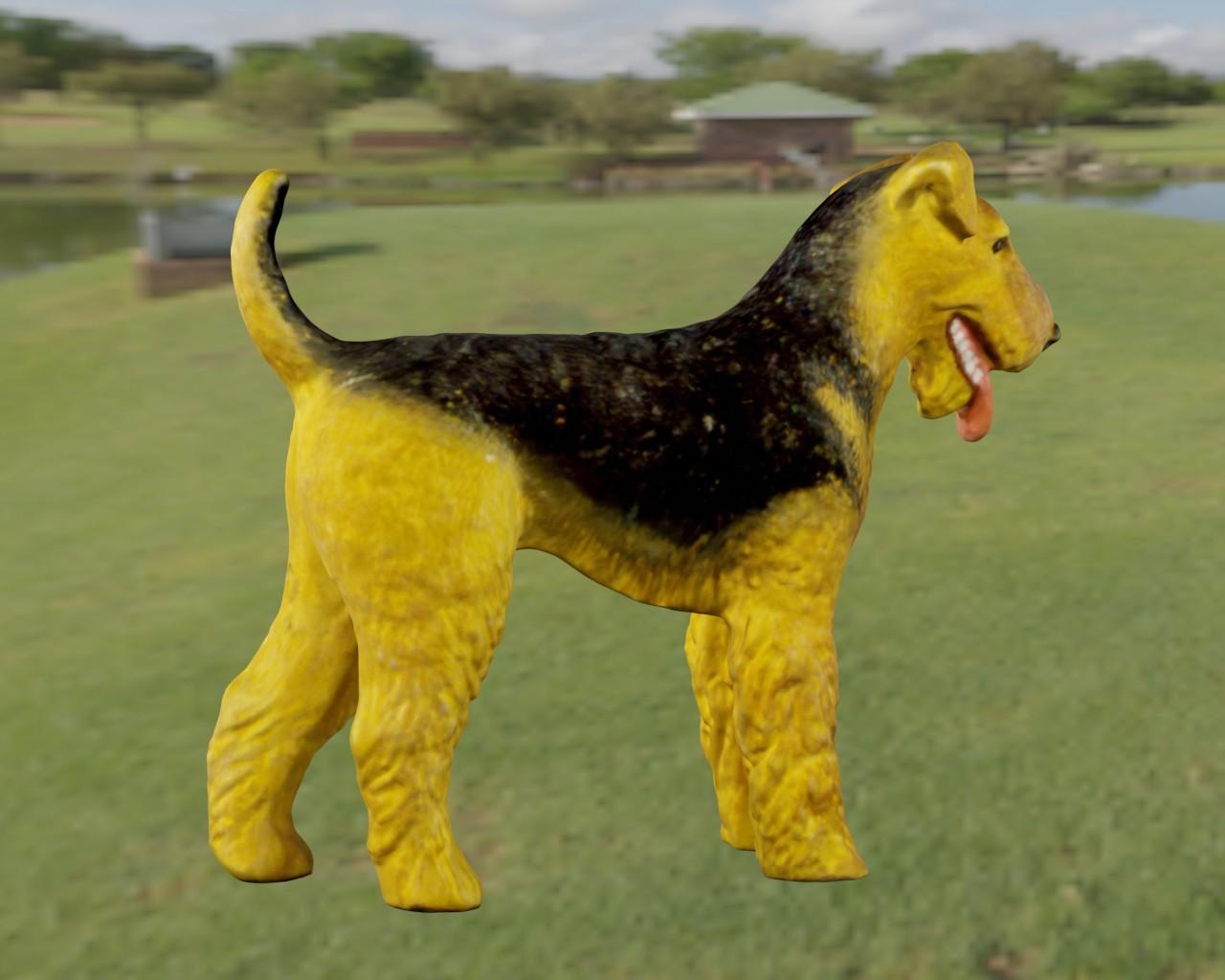 Airedale Terrier 3d model