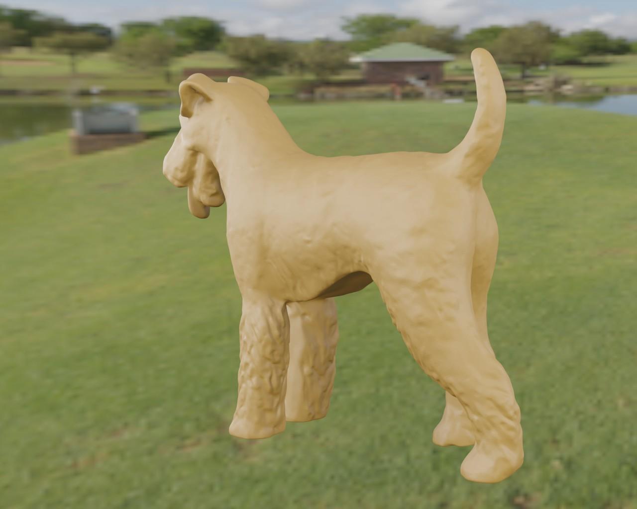 Airedale Terrier 3d model