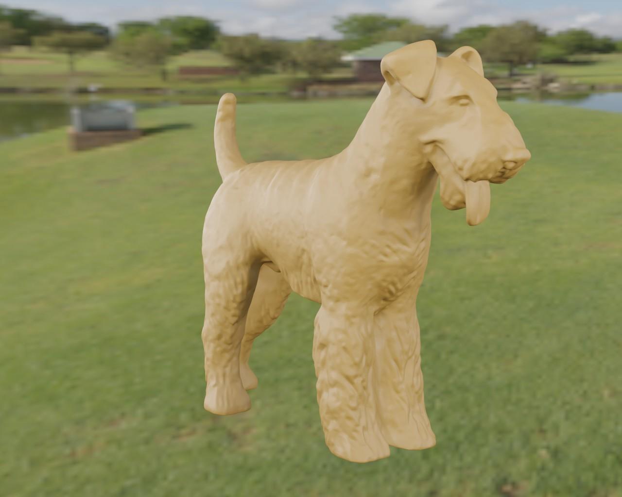 Airedale Terrier 3d model