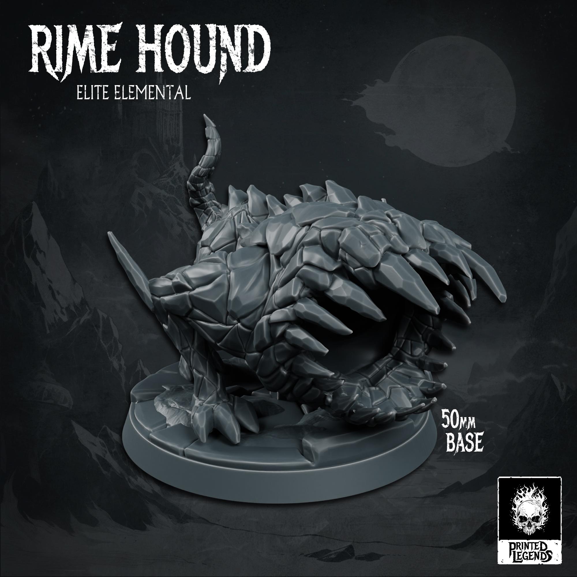 Rime Hound 02 (40mm Base) 3d model