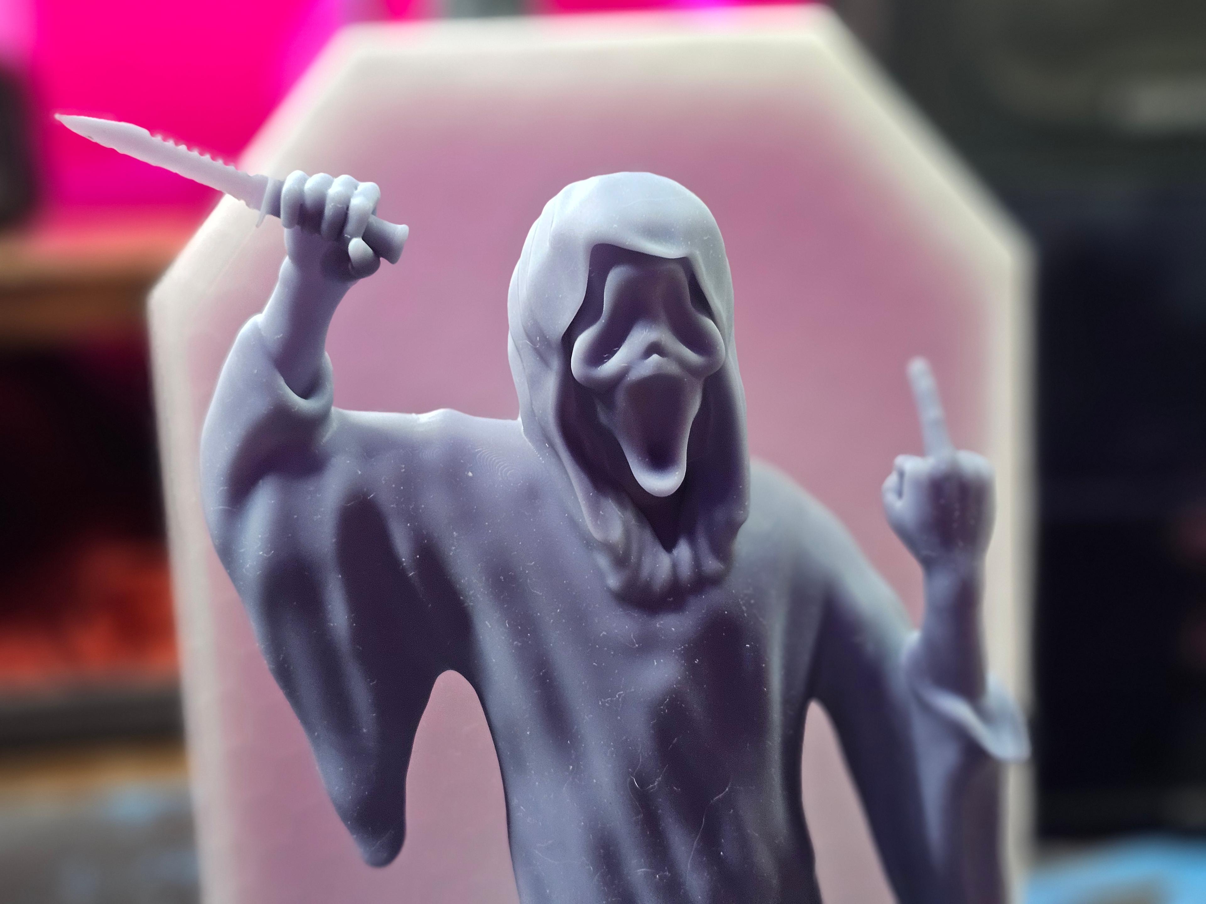 Scream Ghostface fan art 3d model