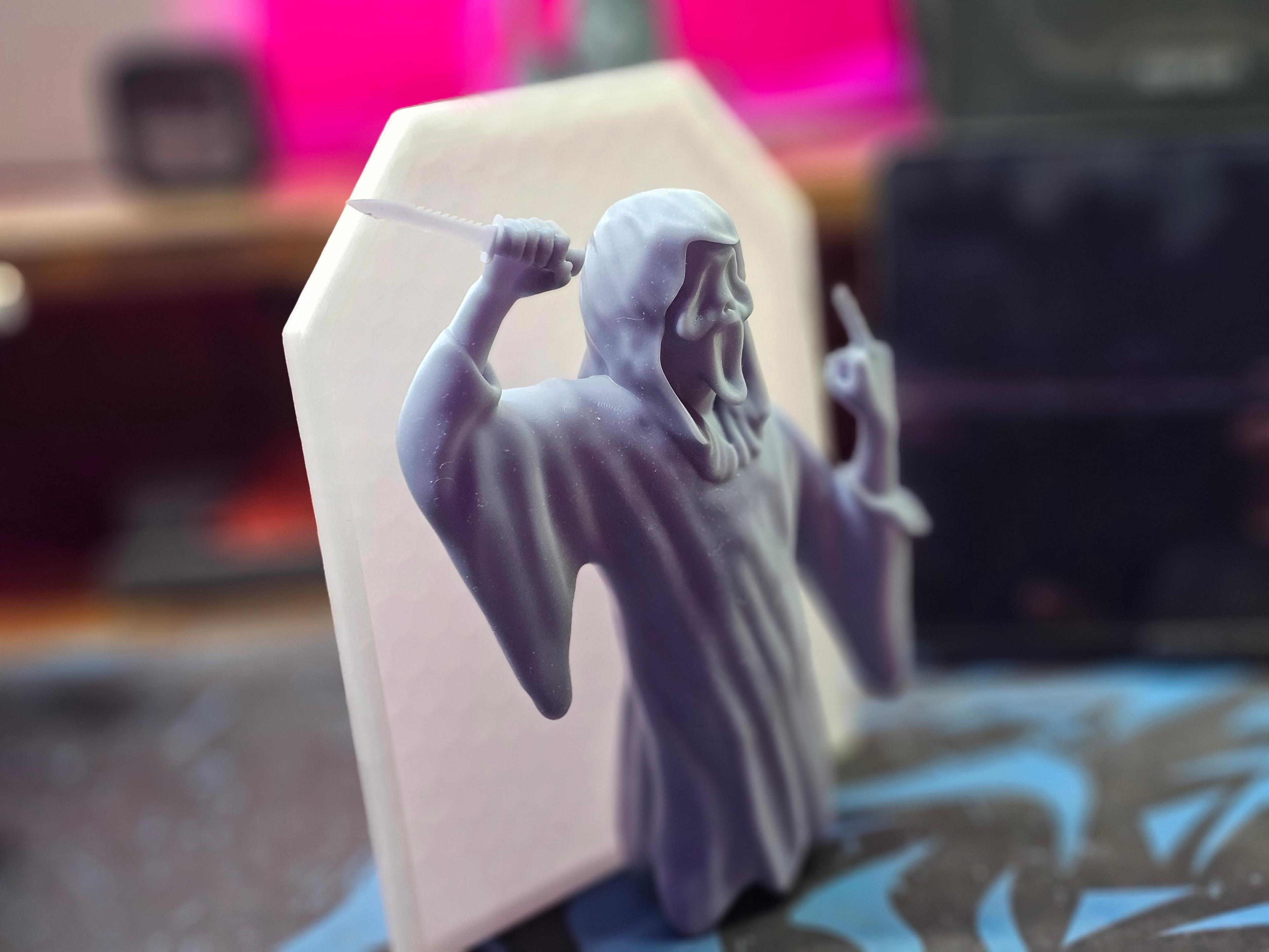 Scream Ghostface fan art 3d model