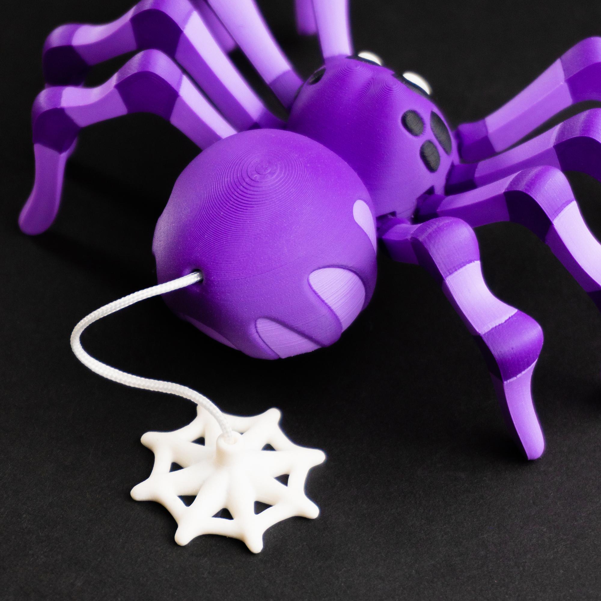 Blob Spider - Magnetic Retractable Flexi Art Toy 3d model