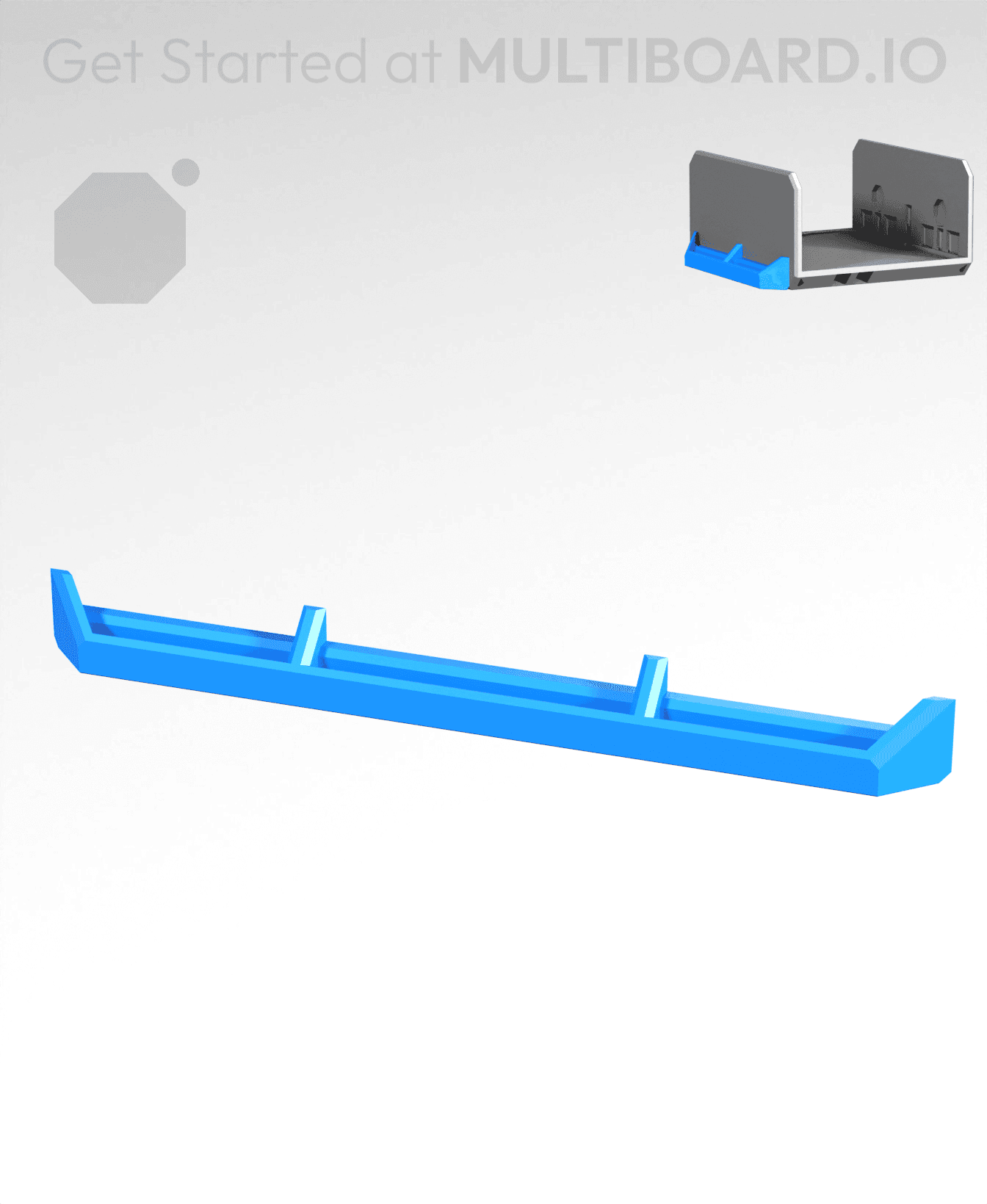 3L - Multibin Drawer Handle 3d model