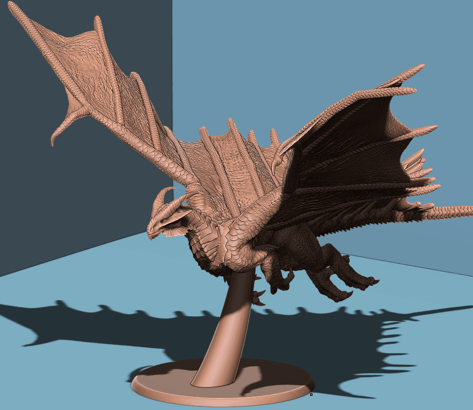 Ancient Copper Dragon 3d model