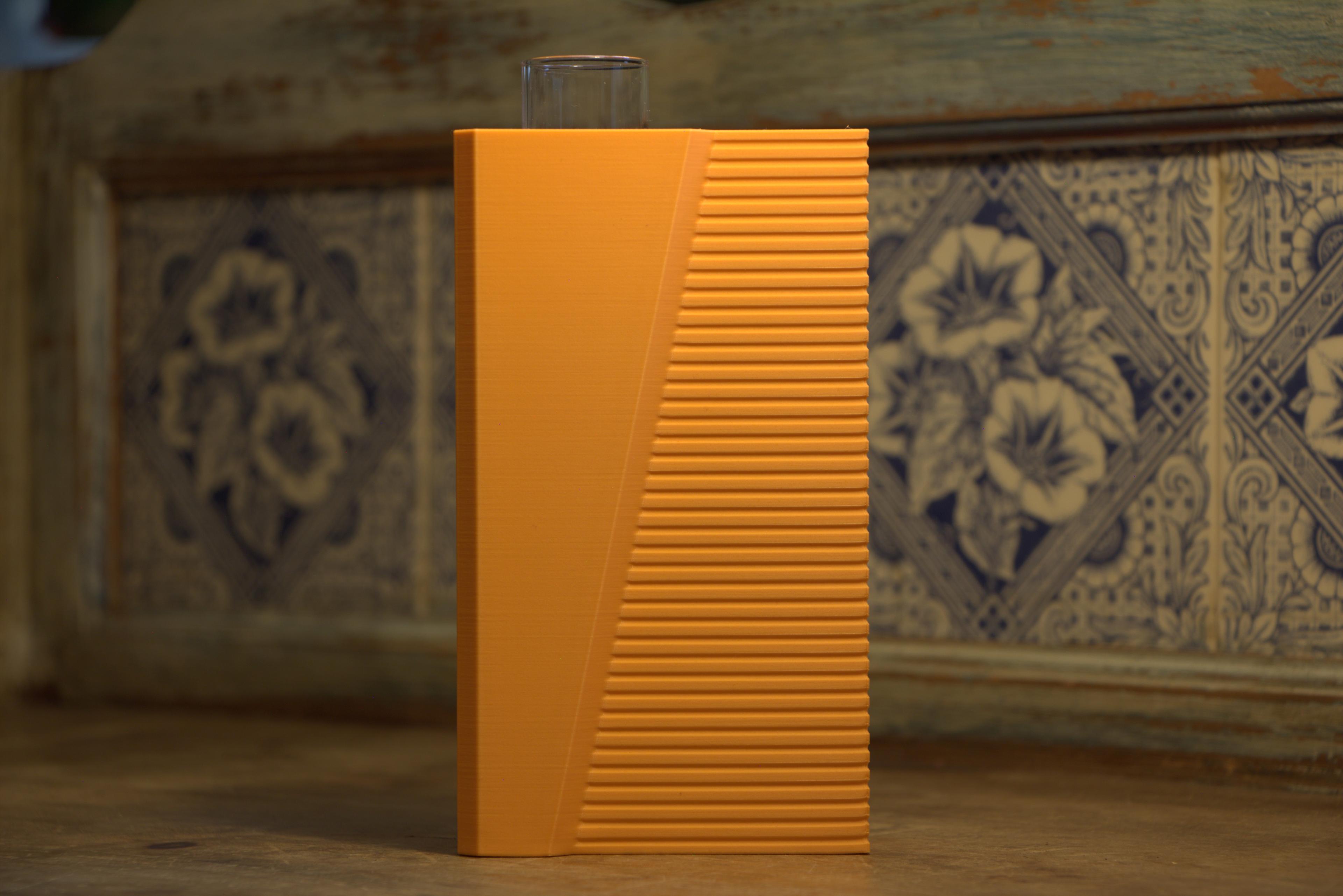 SLANT Neo-Brutalist Vase 3d model