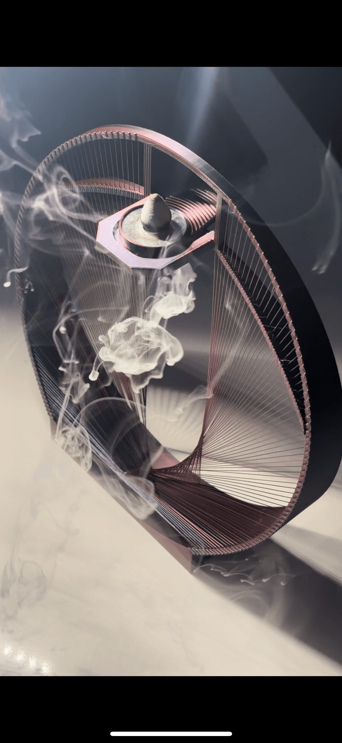 String Art Incense Holder Backflow 3d model