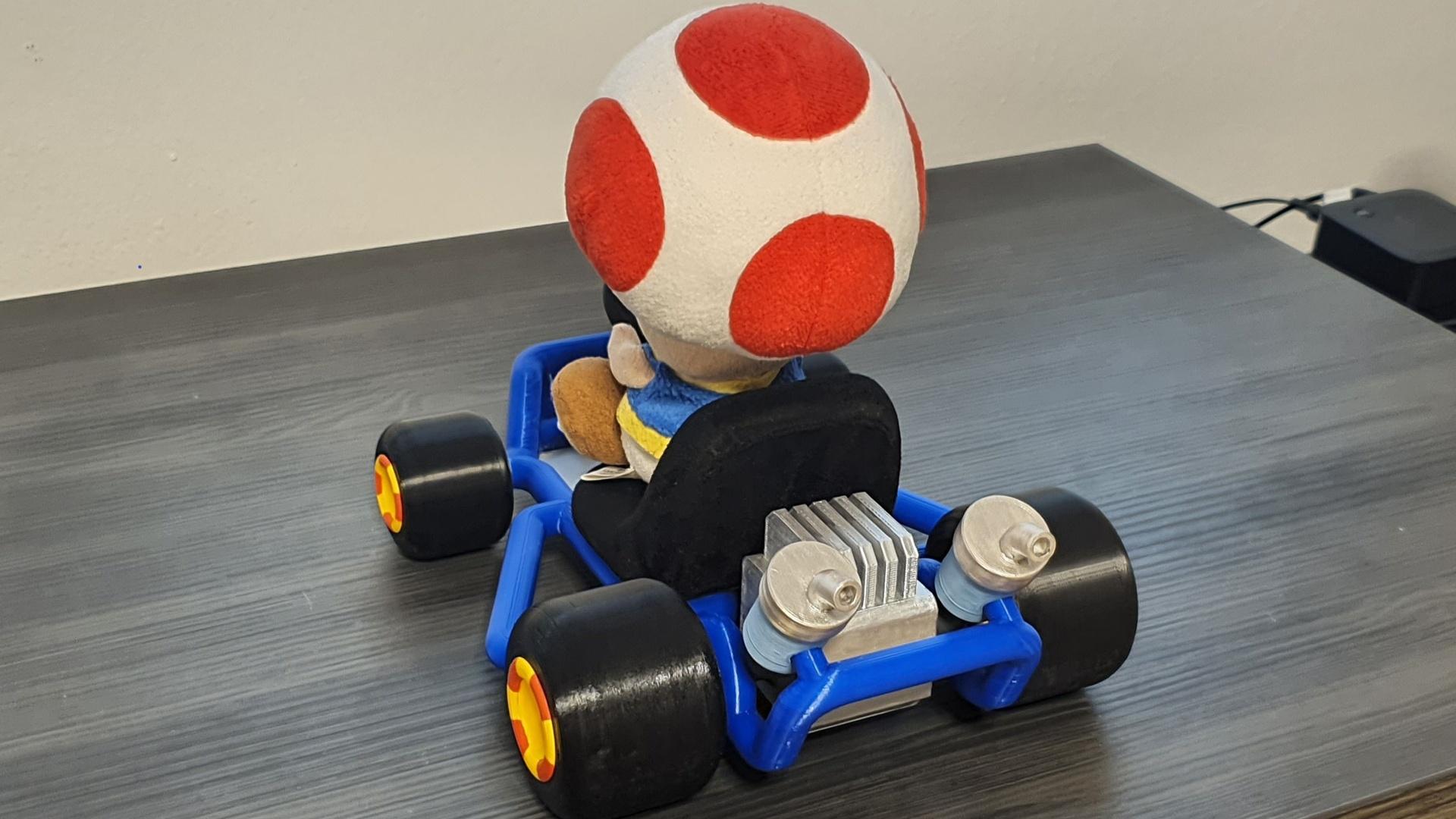 Mario Kart 64 Style Go-Kart (for San-Ei Plushs and Amiibos) 3d model