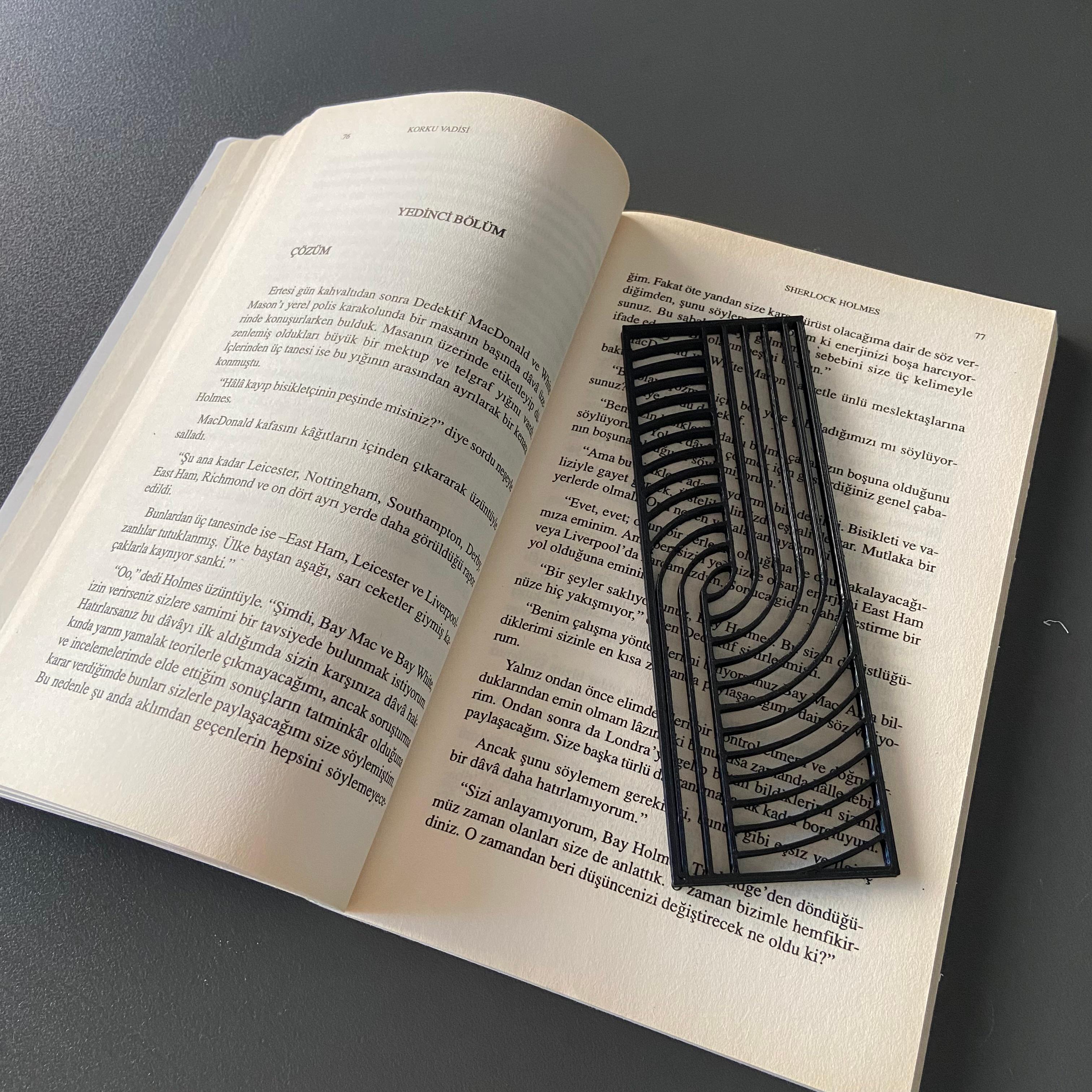 Geometric Bookmark 3d model