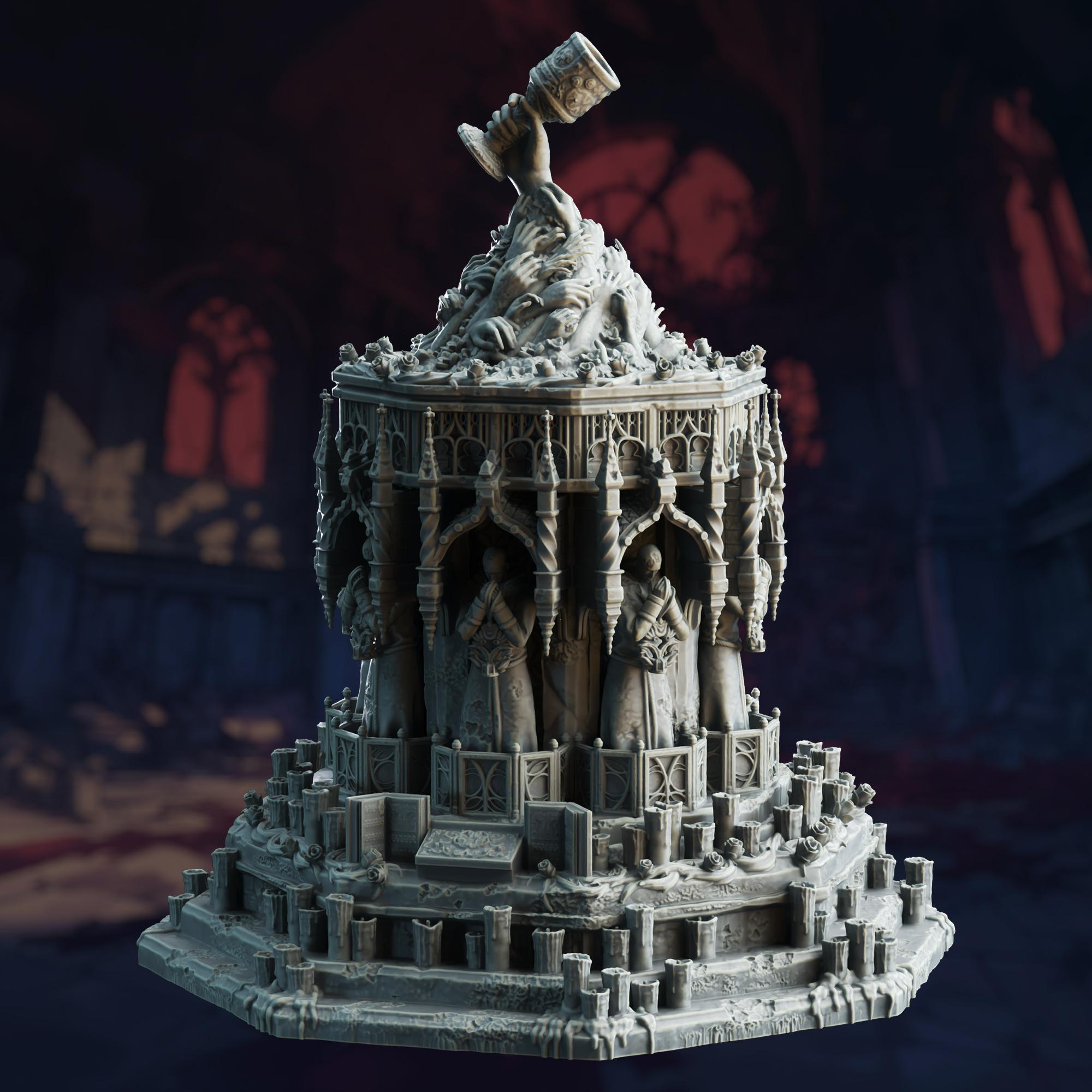 Terrain Set: Corrupted Shrine of Namneri's Chalice 3d model