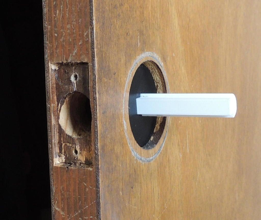 No-turn dummy doorknob adapter 3d model
