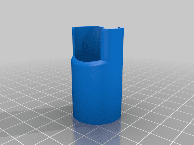 No-turn dummy doorknob adapter 3d model