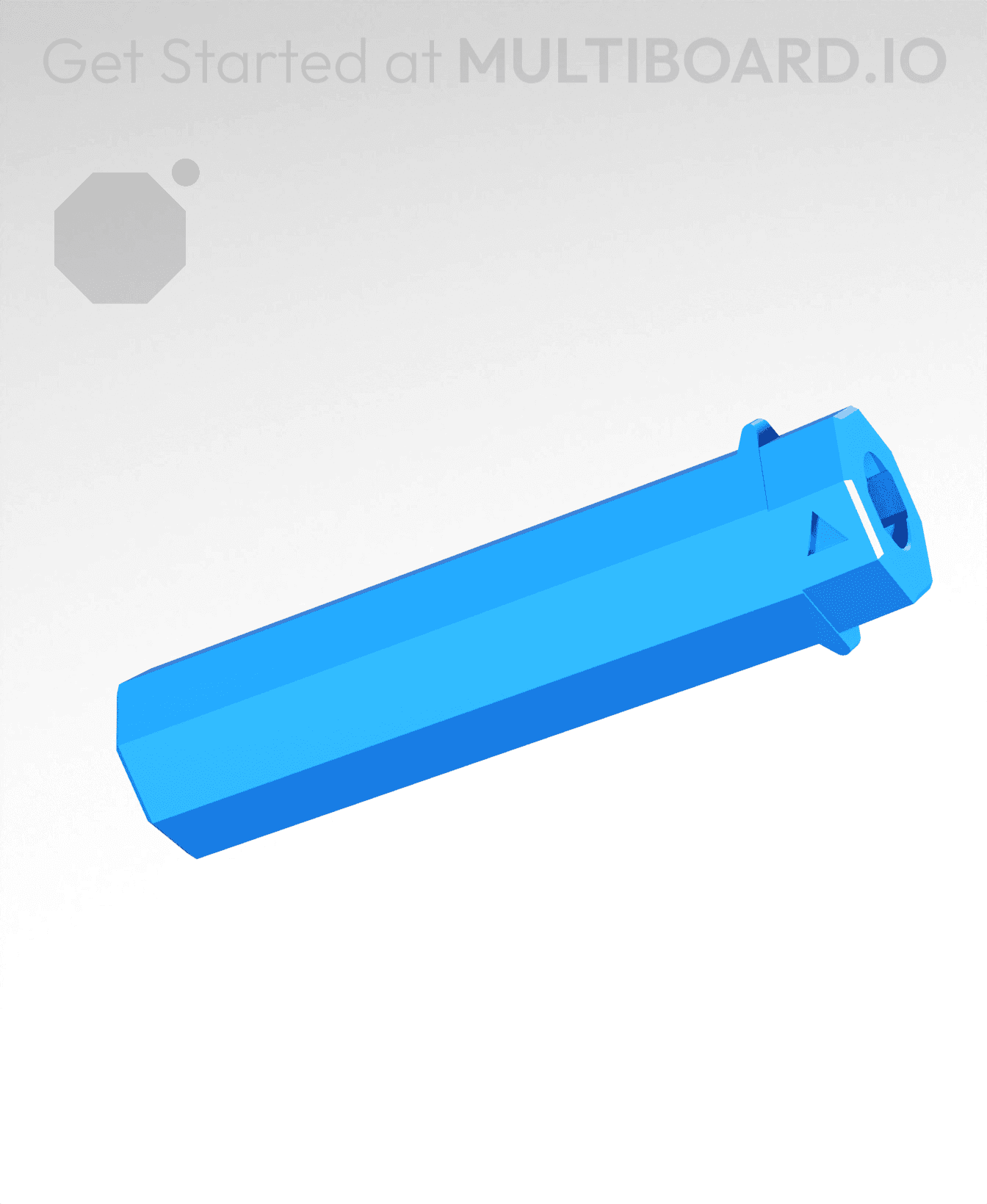 50 mm Peg (Bolt-Locked Insert) 3d model