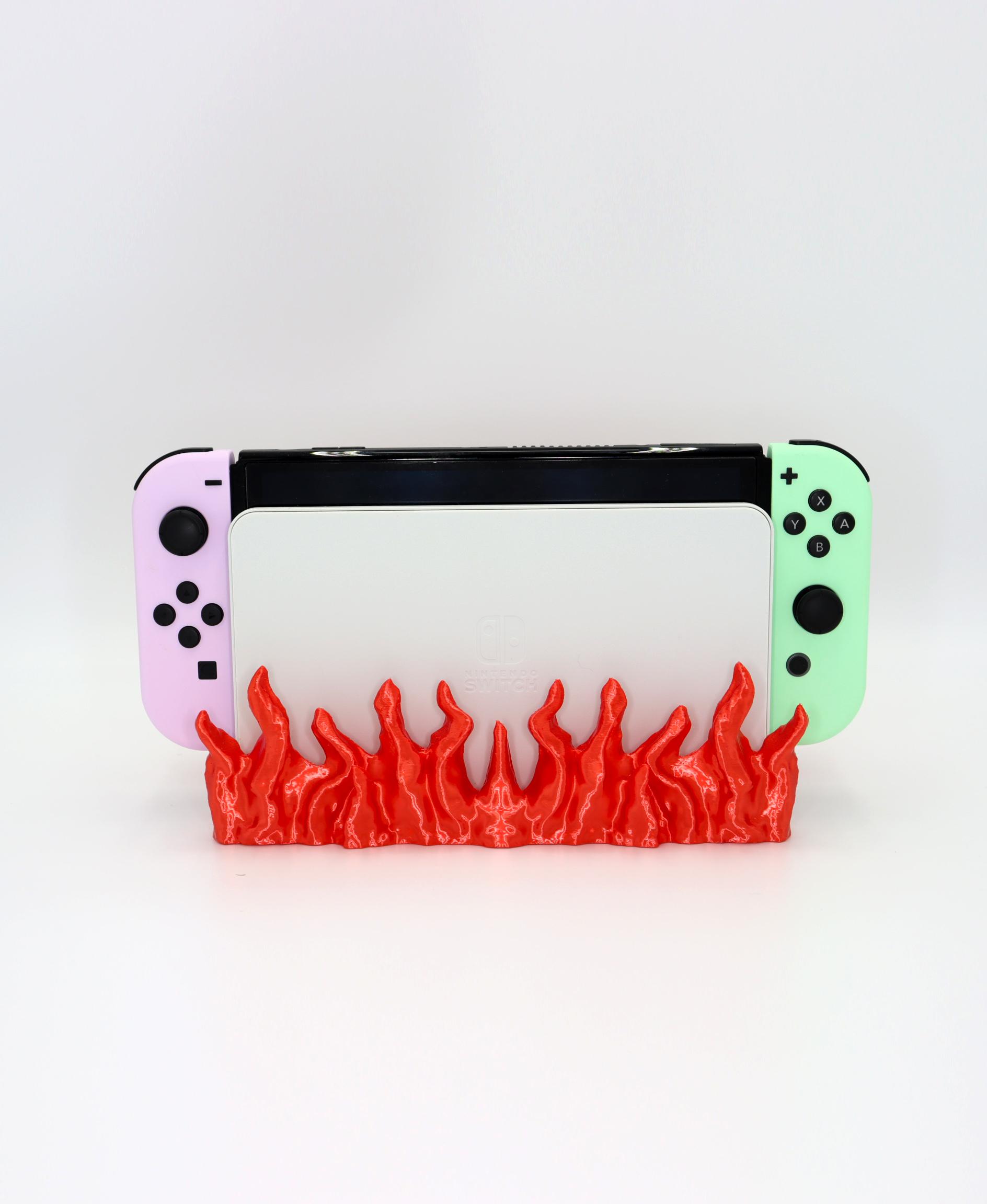 Flame Nintendo switch dock 3d model
