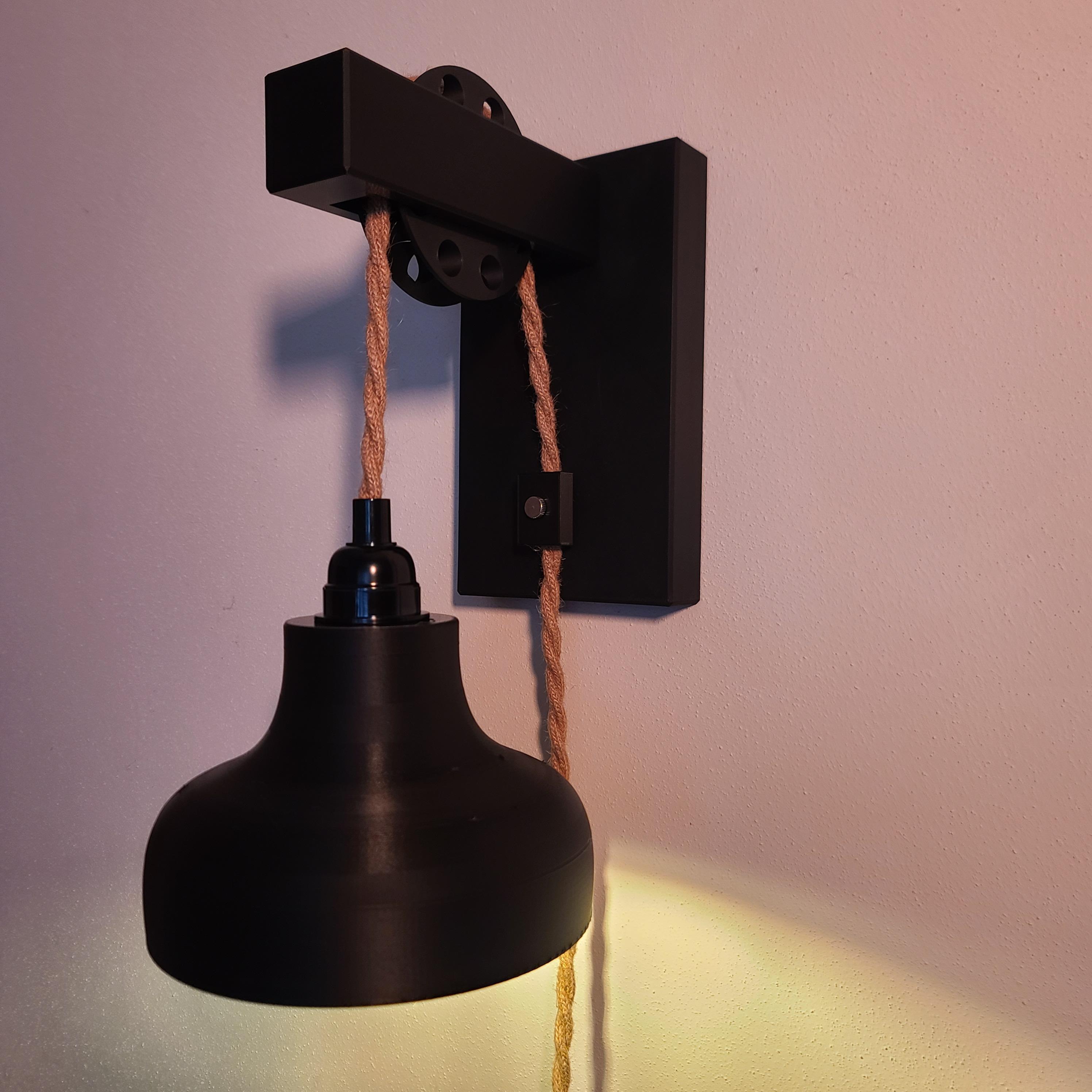 Plug In Wall Sconce - #FunctionalArt 3d model