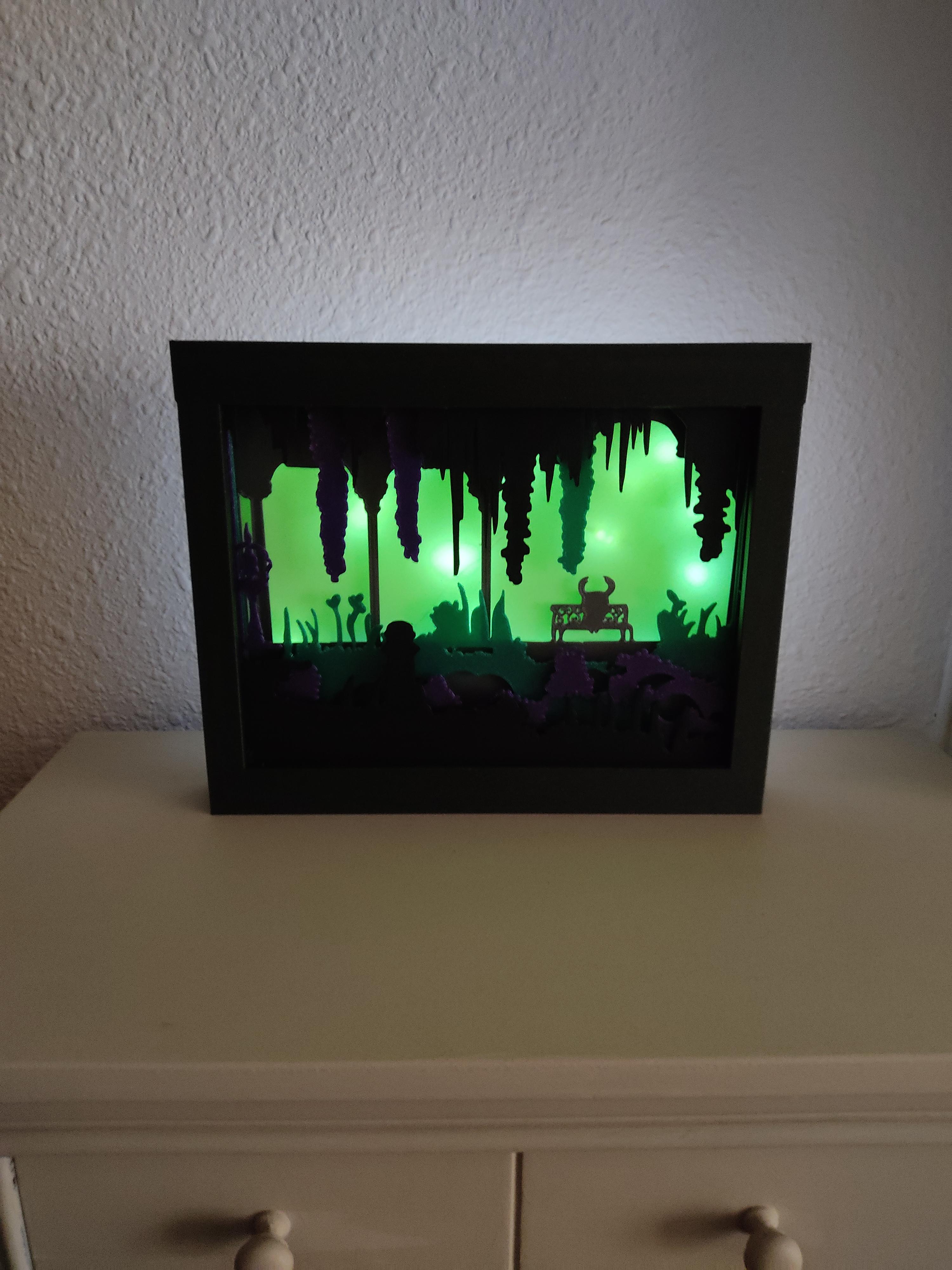 Hollow Knight plates for Light - Shadow Box 3d model