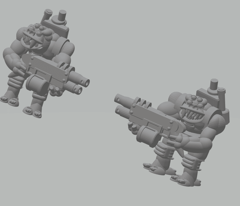 FHW: Zorblin Trooper Pose 1 3d model