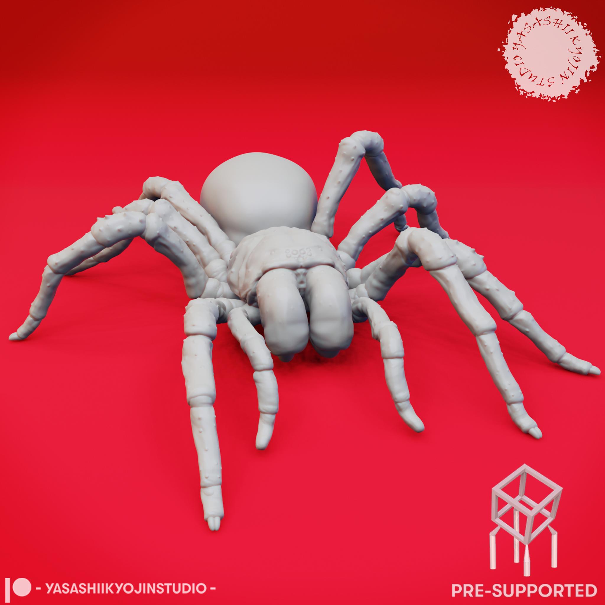 Giant Spider Cluster - Tabletop Miniature (Pre-Supported) 3d model
