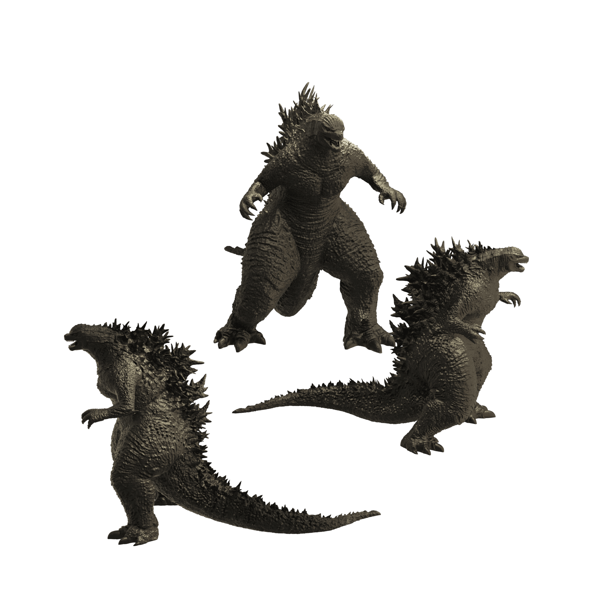 Godzilla Minus One Statue 3d model