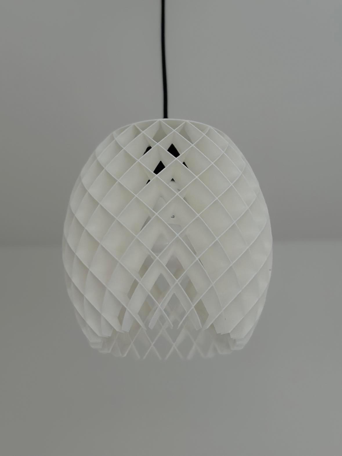 Lattice geometric lampshade 3d model