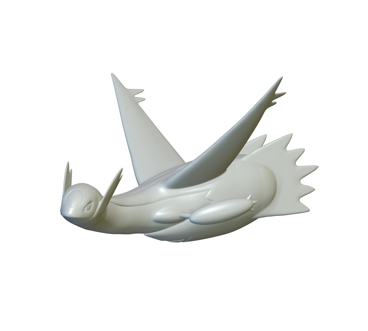 Pokemon Latios #381 - Optimized for 3D Printing 3d model
