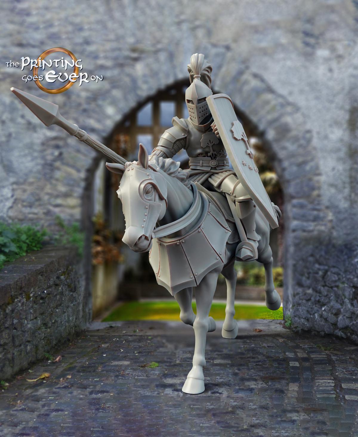 Gonthan Knight - Pose A 3d model
