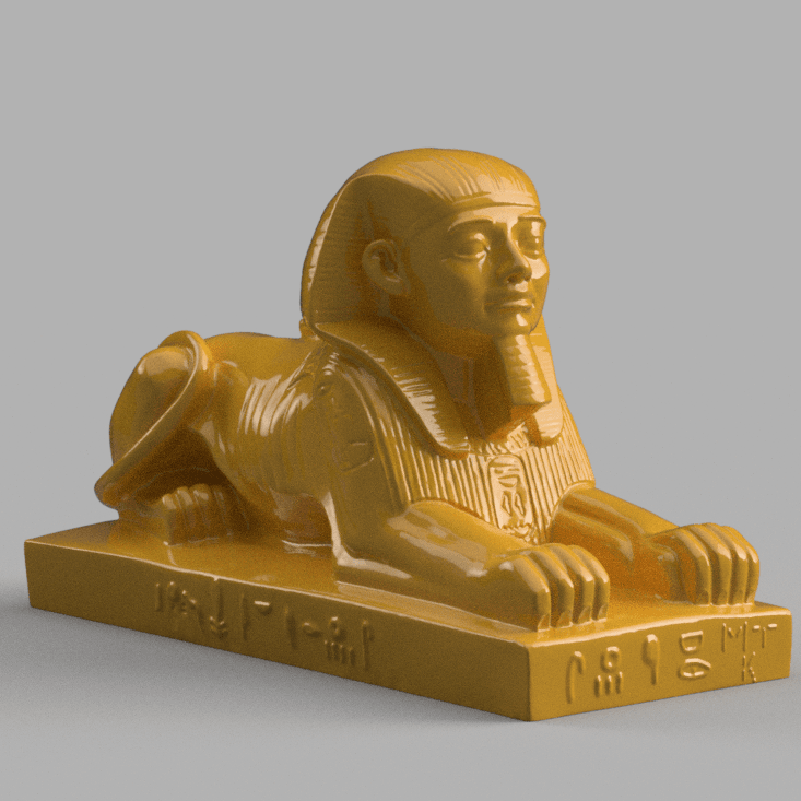 Sphinx 3d model