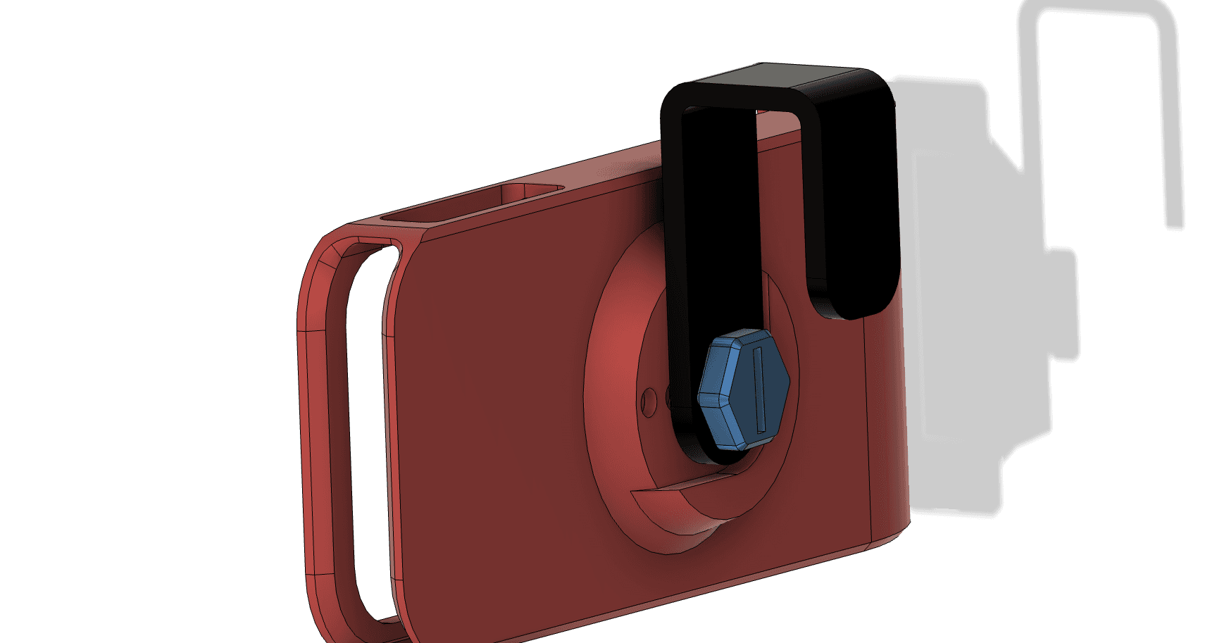 The SHOWER-MA-PHONE - A Phone stand for the shower 3d model