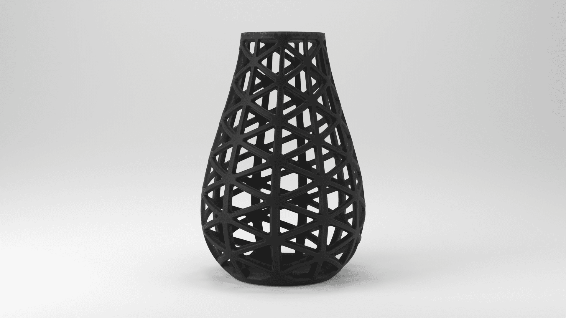 Triangle Lattice Vase 3d model