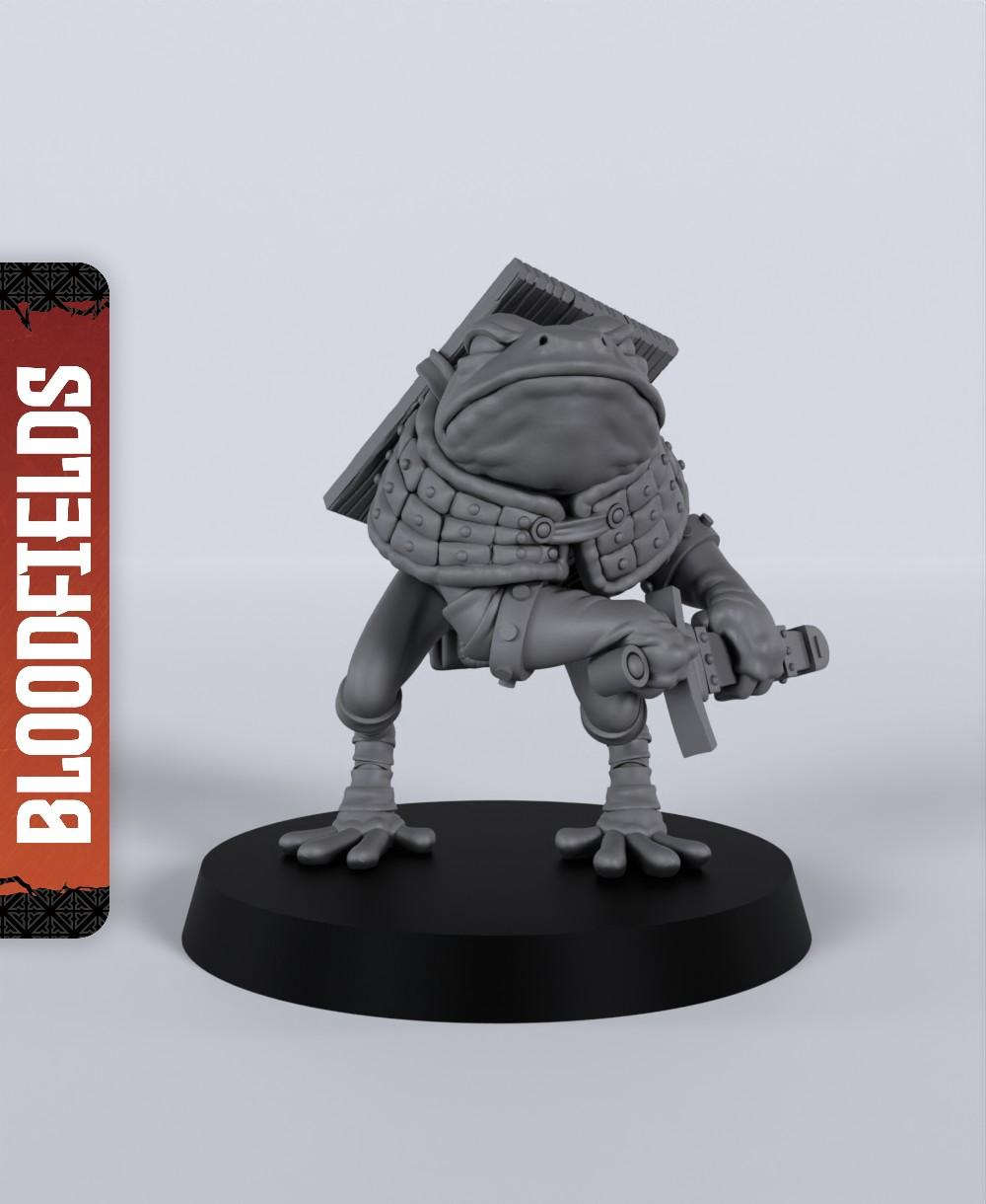 Croak the Ambusher - With Free Dragon Warhammer - 5e DnD Inspired for RPG and Wargamers 3d model