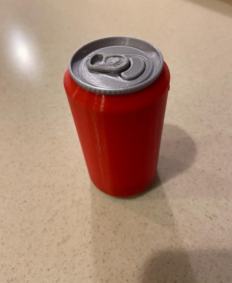 StashCan 2.0  - Works Great. Red PLA (silk) and Prusa Silver PLA. - 3d model