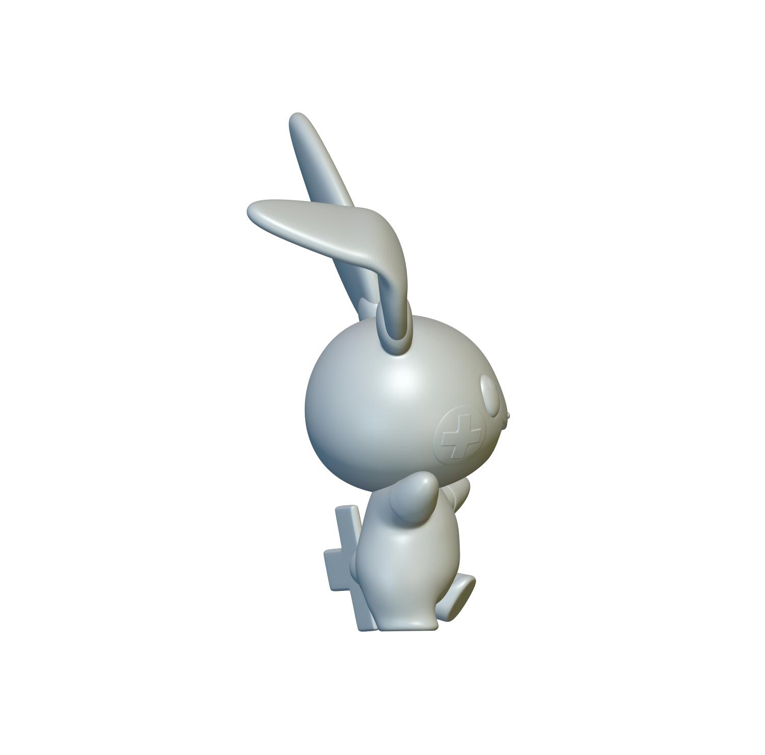 Pokemon Plusle #311 - Optimized for 3D Printing 3d model