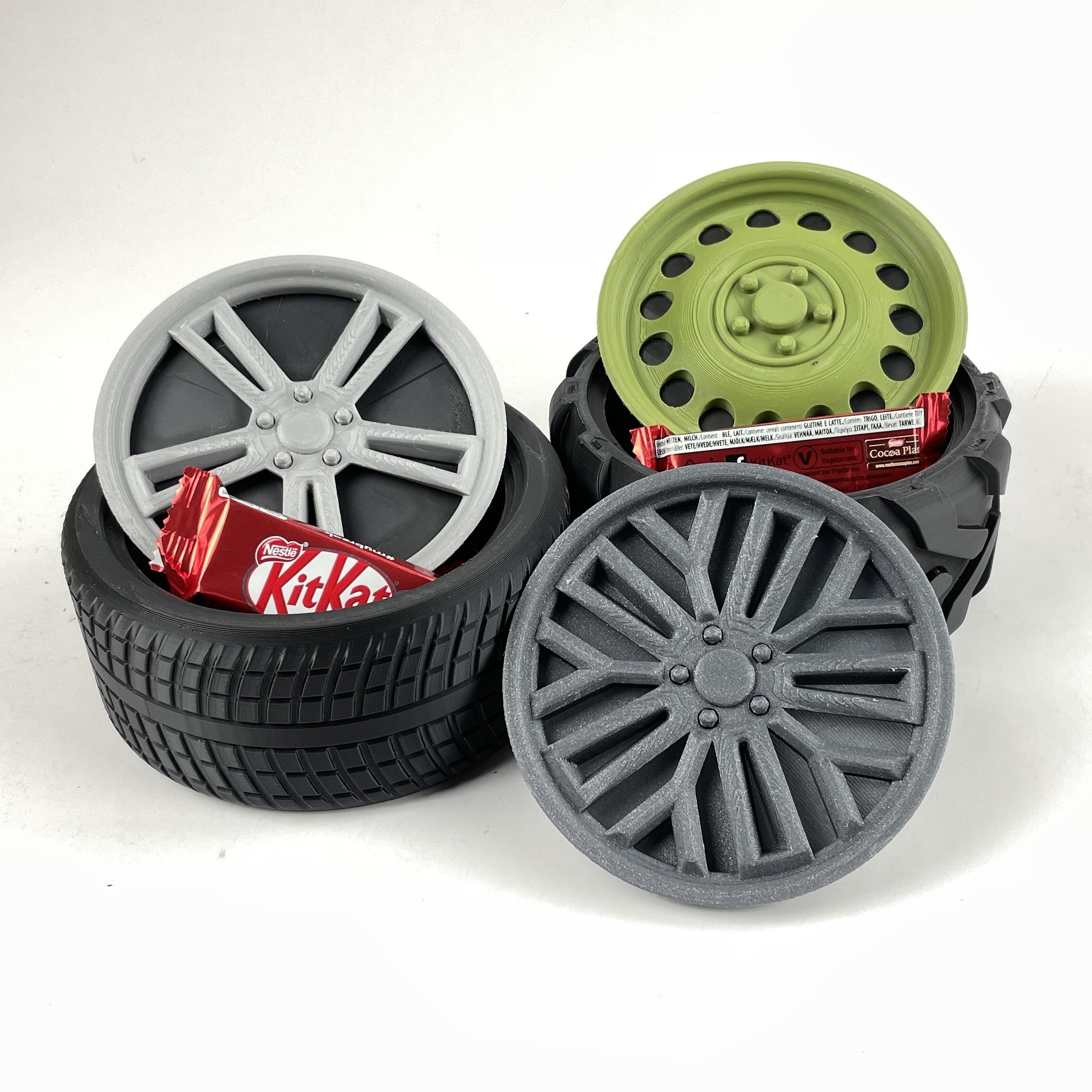 TIRE RIM STORAGE BOX 3d model